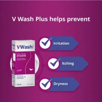 VWash Plus Expert Intimate Hygiene, With Tea Tree Oil, Liquid Wash Prevents Dryness, Itchiness And Irritation, Balances PH, Paraben Free - 100ML, 09/23