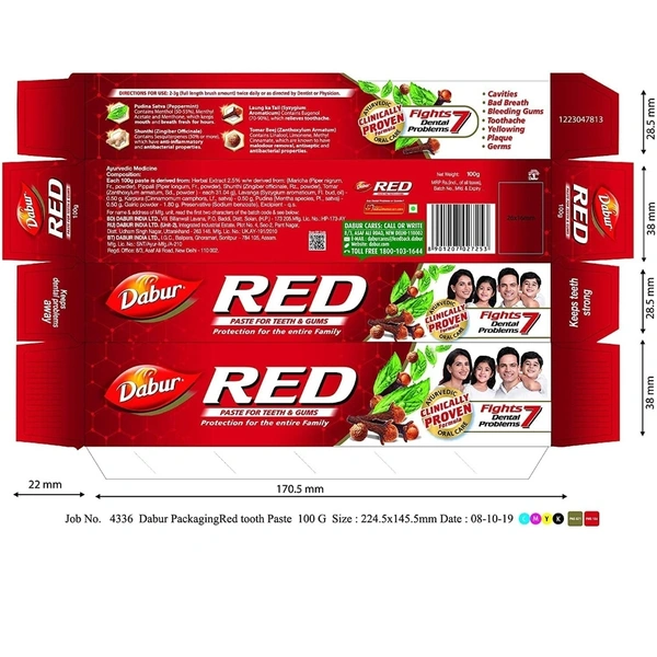 DABUR RED AYURVEDIC  PASTE  - 08/2023, 200GM