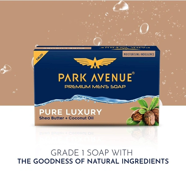 PARK AVENUE PURE LUXURY WITH SHEA BUTTER AND COCONUT OIL SOAP - 125GM