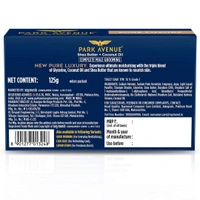 PARK AVENUE PURE LUXURY WITH SHEA BUTTER AND COCONUT OIL SOAP - 125GM