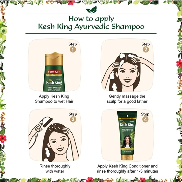 KESH KING SHAMPOO (केश किंग शैम्पू ) - 340ML
