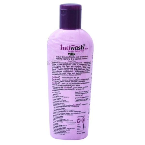 INTIWASH FEMININE HYGIENE WASH - 100ML