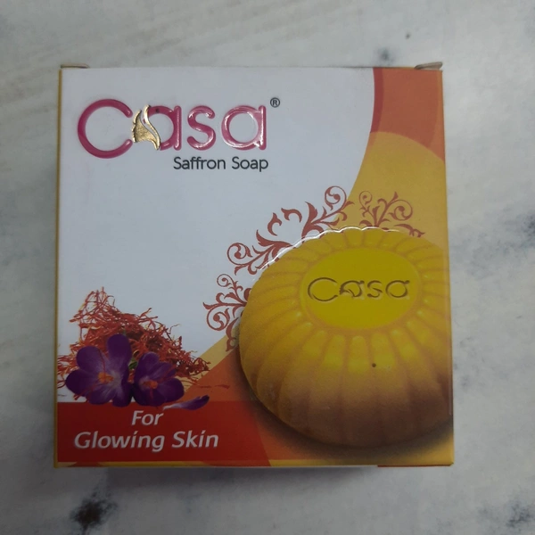 CASA SAFRON SOAP FOR GLOWING SKIN - 75GM