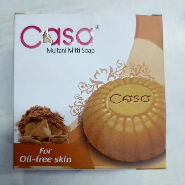CASA MULTANI MITTI SOAP FOR OIL FREE SKIN  - 75GM