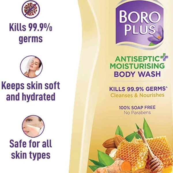 BOROPLUS ANTISEPTIC AND MOISTURISING BODY WASH - 01/2023, 300ML