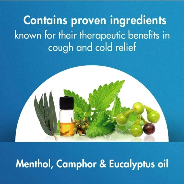 VICKS VAPORUB RELIEVES 6 COUGH & COLD SYMPTOMS - 10ML