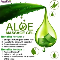 NUTRIGLOW ALOE VERA MOISTURIZING MASSAGE GEL - 100GM