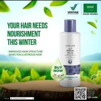 VESTIGE ASSURE HAIR OIL 200ML - Dec 2024, 200 ML