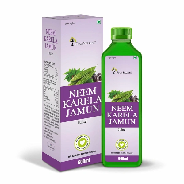 Four Seasons Neem Karela Jamun Juice 500ml - 500ml