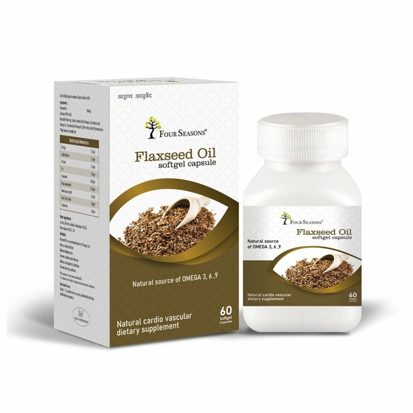 Four Seasons Flaxseed Oil Capsule 60N - 60 Capsule
