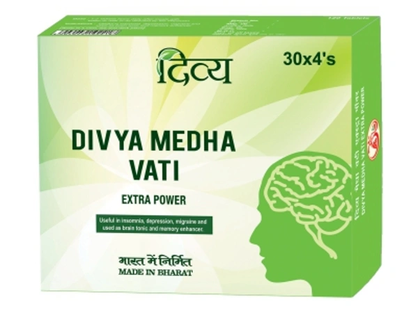 Patanjali Divya Medha Vati 30x4 - 120 Tabs