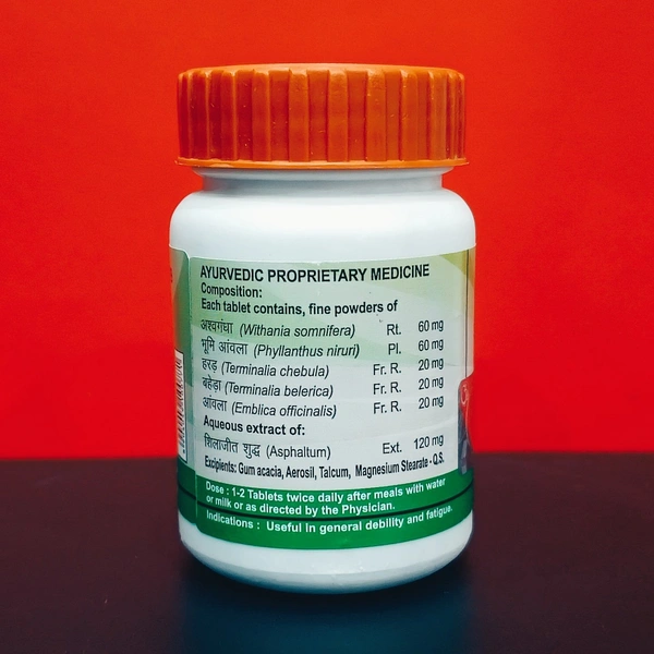 Patanjali Divya Shilajeet Rasayan Vati 120N - 120 Tablets