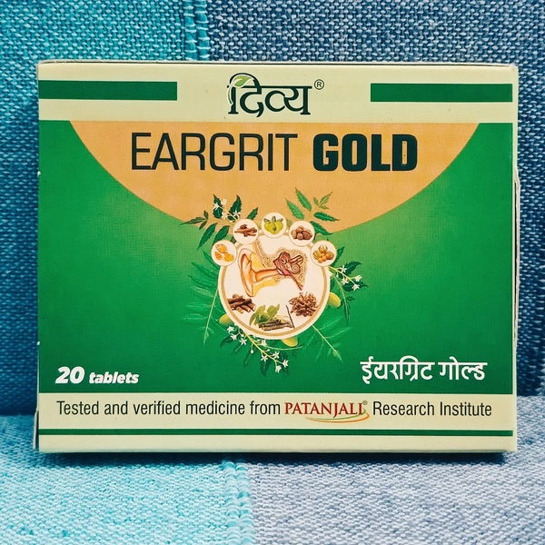 Patanjali Divya Eargrit Gold 20N - 20 Tablets