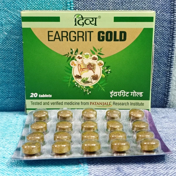 Patanjali Divya Eargrit Gold 20N - 20 Tablets