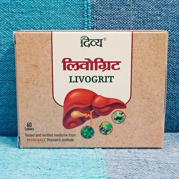 Patanjali Divya Livogrit 60N - 60 Tablets
