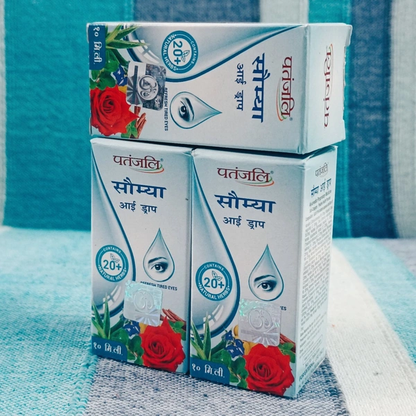 Patanjali Saumya Eye Drop 10ml - Combo ( 10ml x 3 ) 