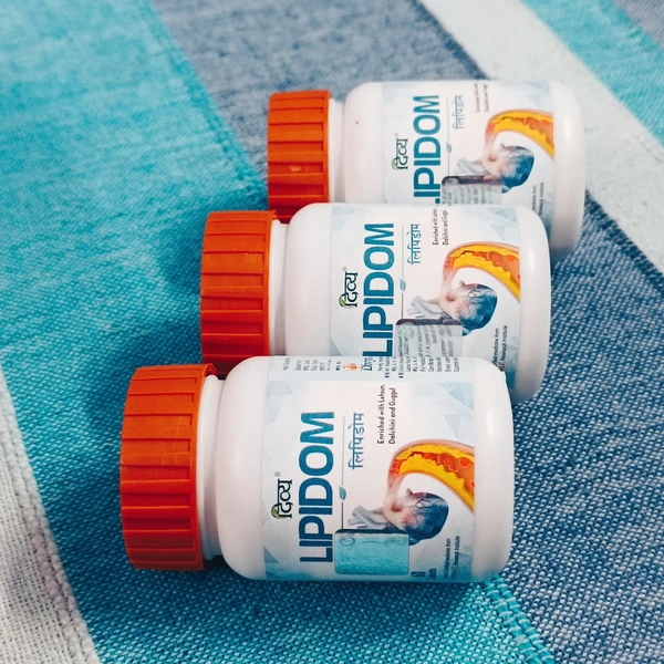 Patanjali Divya Lipidom 60N - Combo ( 60 Tabs x 3 ) 