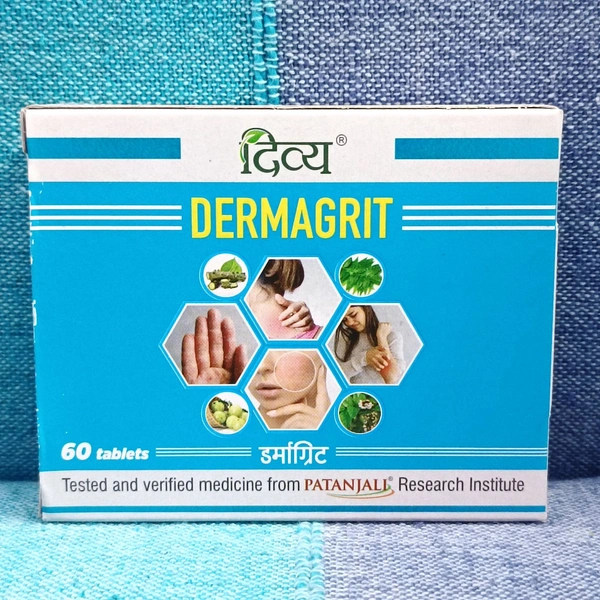 Patanjali Divya Dermagrit 60N - 60 tablets