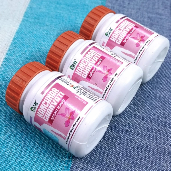 Patanjali Divya Kanchnar Ghanvati 60N - Combo ( 60T x 3U ) 