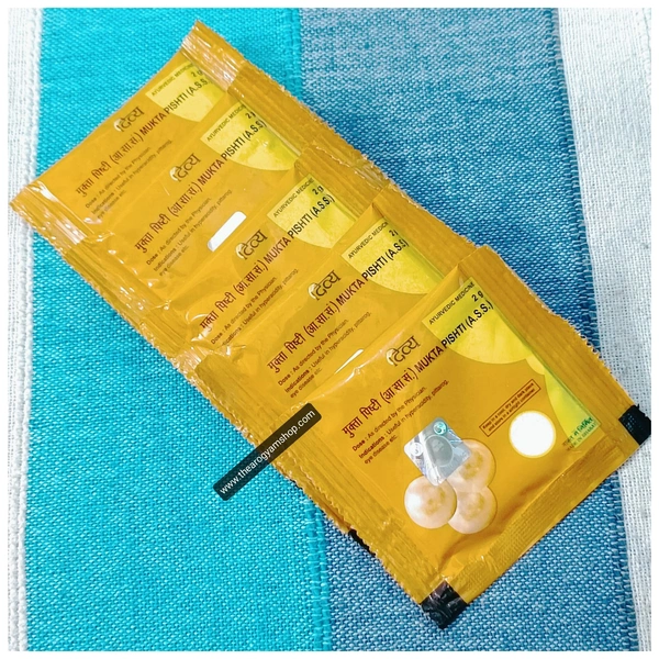 Patanjali Divya Mukta ( Moti ) Pisti 2g - Combo ( 2g x 5 Units ) 