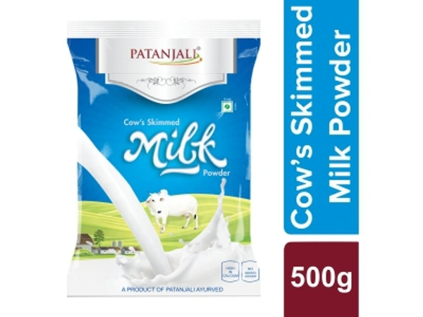 Patanjali Cow's Skimmed Milk Powder 500g - 500g