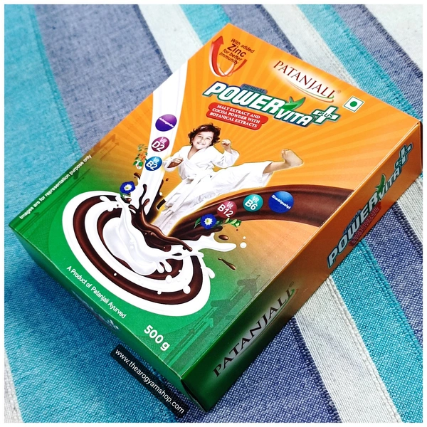 Patanjali Powervita Plus Refill Pack 500g - 500g