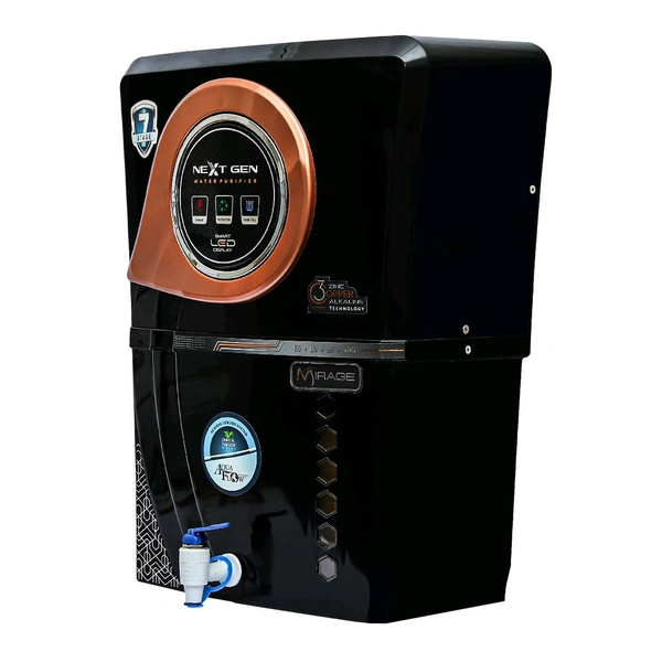 AquaFlow ™ MIRAGE COPPER+RO+UV+UF+TDS 12 LTR. With led Indicater