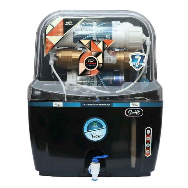 Aquaflow ™ SWIFT COPPER+RO+UV+UF+TDS. 16 LTR.  - 16 LTR.