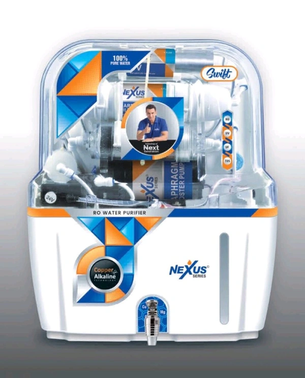 Aquaflow ™ SWIFT ALKALINE+RO+UV+UF+TDS.16 Ltr. 
