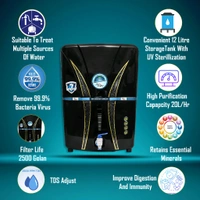 Aquaflow ™ DIMOND COPPER+RO+UV+UF+TDS.12 Ltr. 