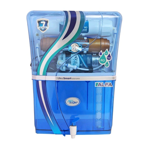 Aquaflow ™ ALFA COPPER+RO+UV+UF+TDS.12 Ltr. 