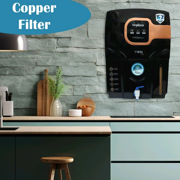 Aquaflow ™ VISTA PRO COPPER+RO+UV+UF+TDS.12 Ltr. 