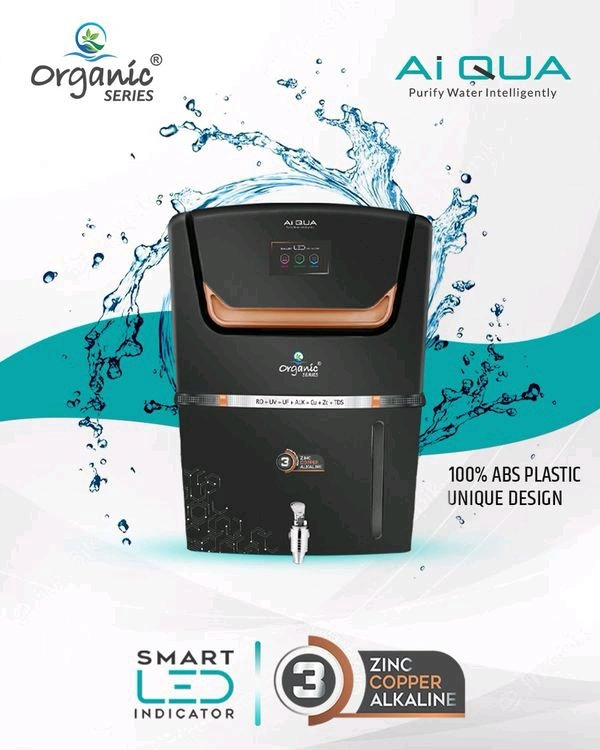 Aquaflow ™ AiQUA COPPER+RO+UV+UF+TDS.12 Ltr. With Led Indicater. 