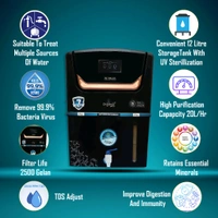 Aquaflow ™ AiQUA COPPER+RO+UV+UF+TDS.12 Ltr. With Led Indicater. 