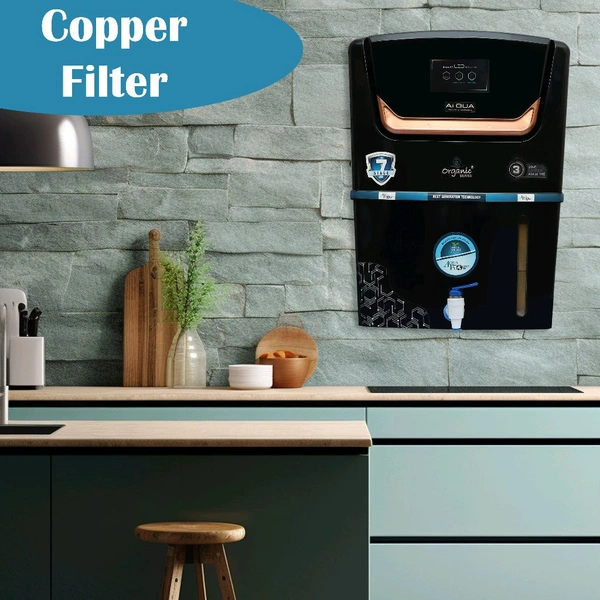 Aquaflow ™ AiQUA COPPER+RO+UV+UF+TDS.12 Ltr. With Led Indicater. 