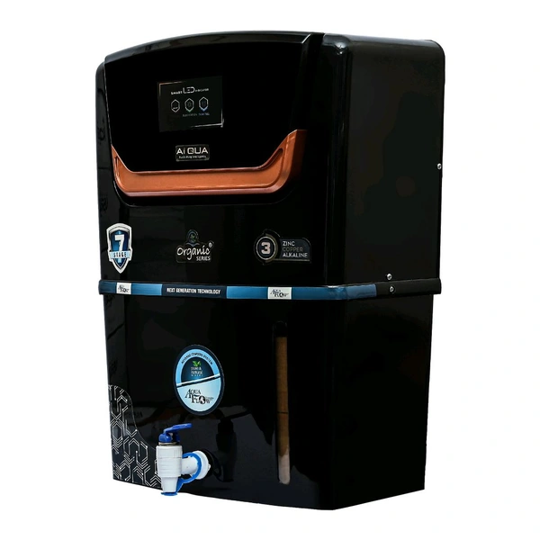 Aquaflow ™ AiQUA COPPER+RO+UV+UF+TDS.12 Ltr. With Led Indicater. 