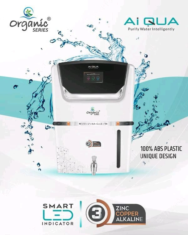 Aquaflow ™ AiQUA ALKALINE+RO+UV+UF+TDS.12 Ltr. With led Indicater. 