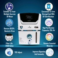 Aquaflow ™ AiQUA ALKALINE+RO+UV+UF+TDS.12 Ltr. With led Indicater. 