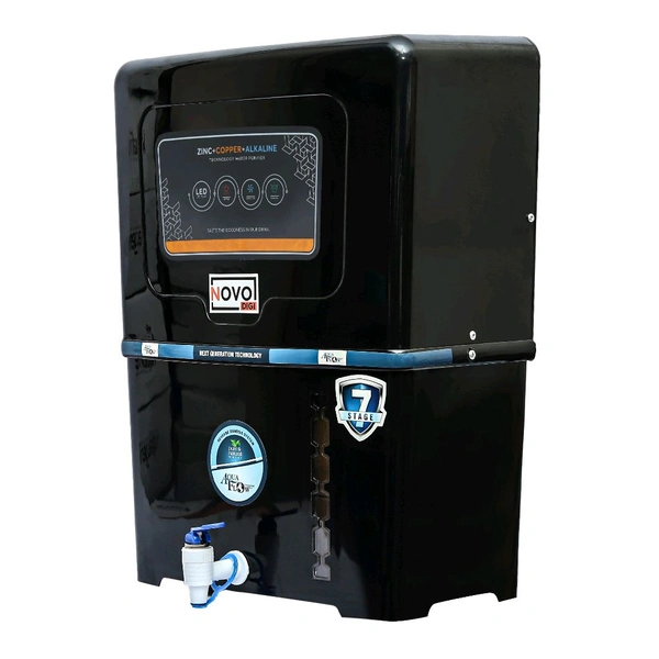 Aquaflow ™ NOVO DIGI COPPER+RO+UV+UF+TDS.12 Ltr. With led Indicater. 
