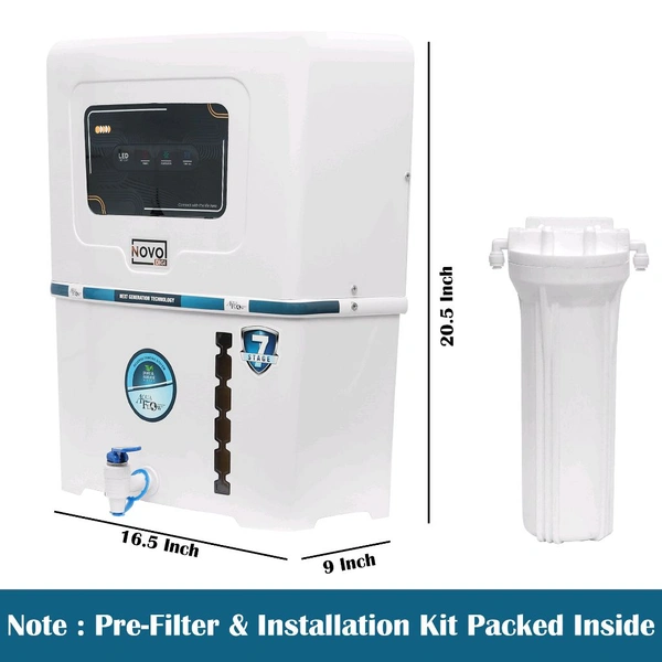 Aquaflow ™  𝙉𝙊𝙑𝙊 𝘿𝙄𝙂𝙄 𝘼𝙇𝙆𝘼𝙇𝙄𝙉𝙀+𝙍𝙊+𝙐𝙑+𝙐𝙁+𝙏𝘿𝙎.12 𝙇𝙏𝙍. 𝙒𝙄𝙏𝙃 𝙇𝙀𝘿 𝙄𝙉𝘿𝙄𝘾𝘼𝙏𝙀𝙍. 