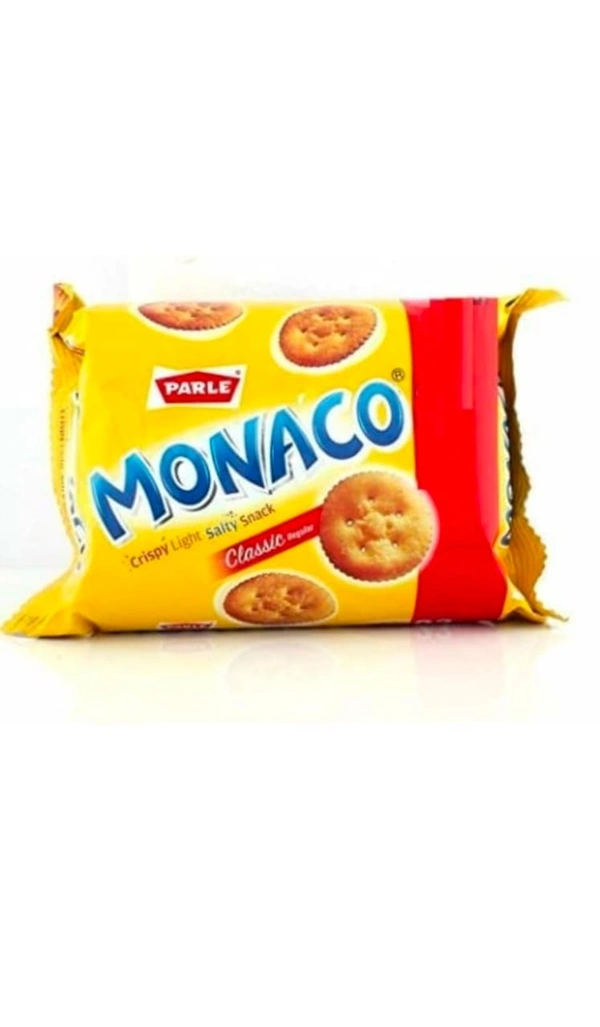 Parle Monaco Classic Regular Salted Biscuits, 60g Pack - Set of 12