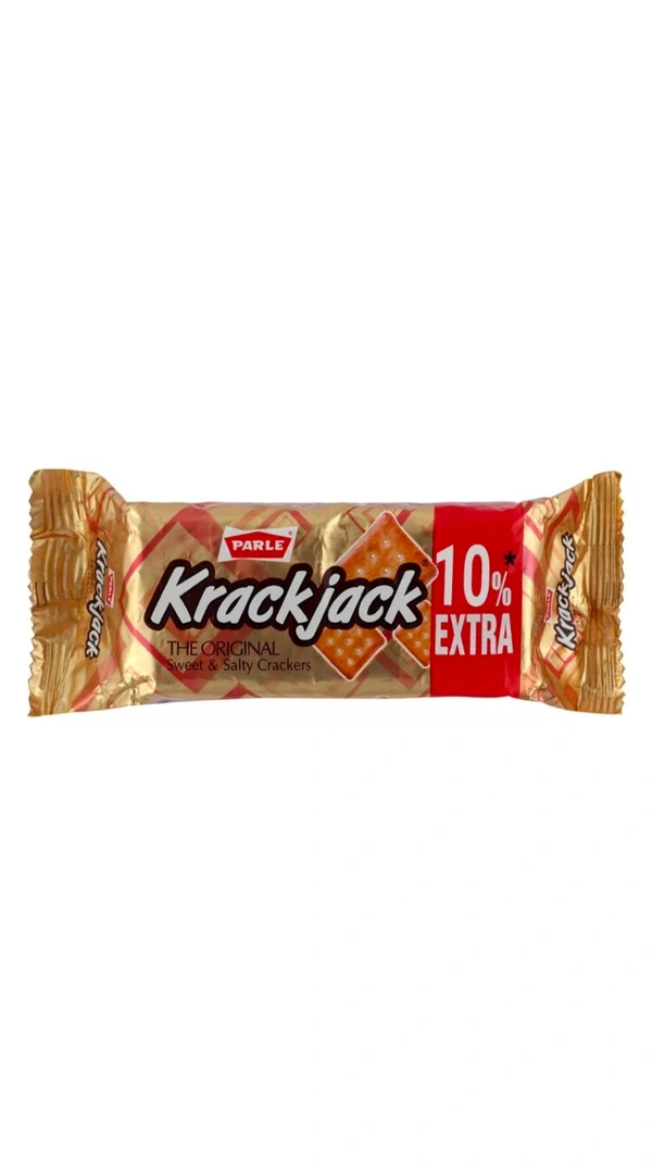 Parle Krack Jack Biscuits, 34.36g Pack - Case Size 24