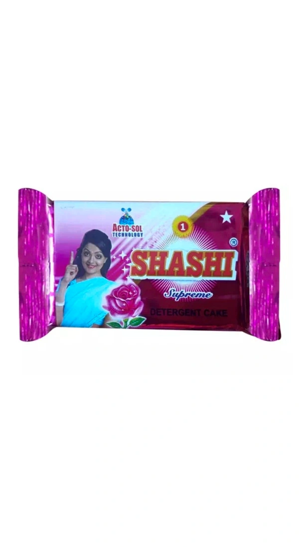 Shashi Supreme Detergent Cake, 135g Pack - Set of 12
