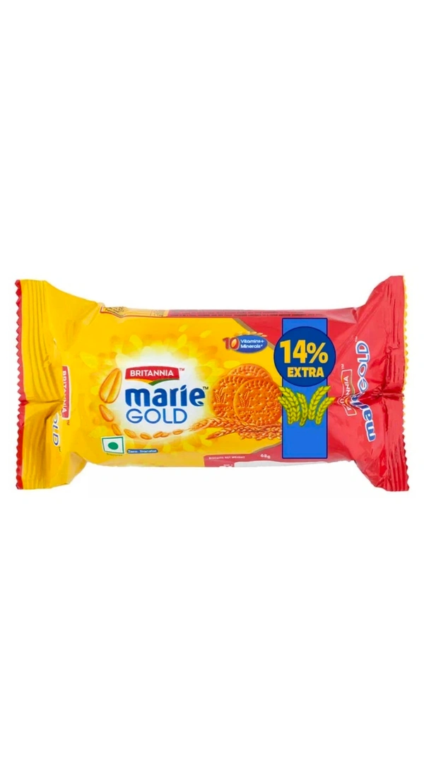 Britannia Marie Gold Biscuits, 68g Pack - Set of 12