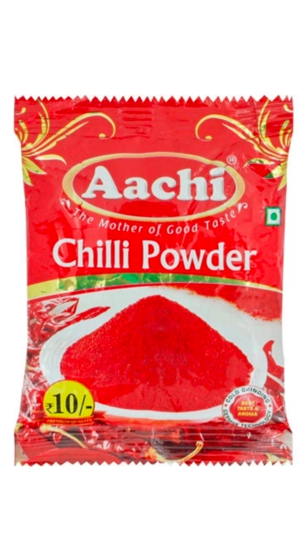 Aachi Chilli Powder, 25g Pack - SHEET (Set of 10)