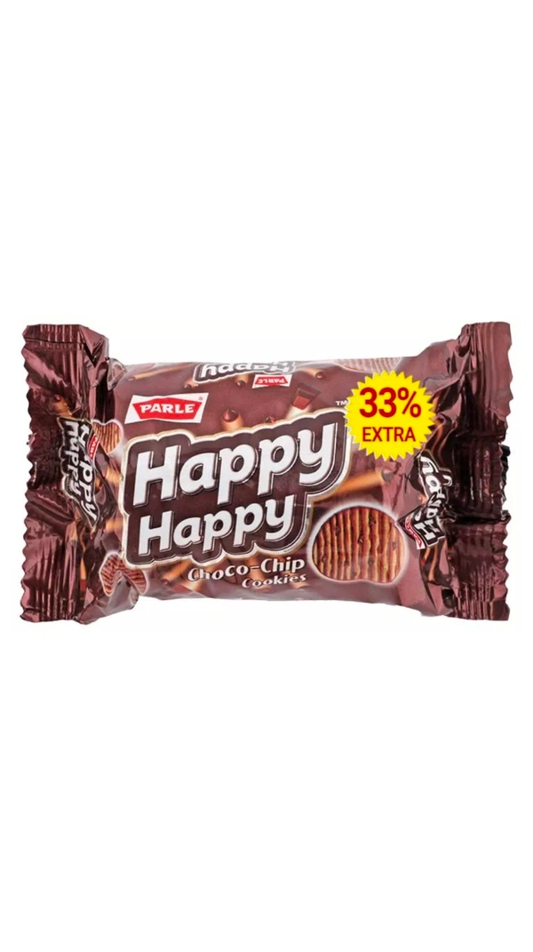 Parle Happy Happy Choco- Chip Cookies, 30g Pack - Pack of 24