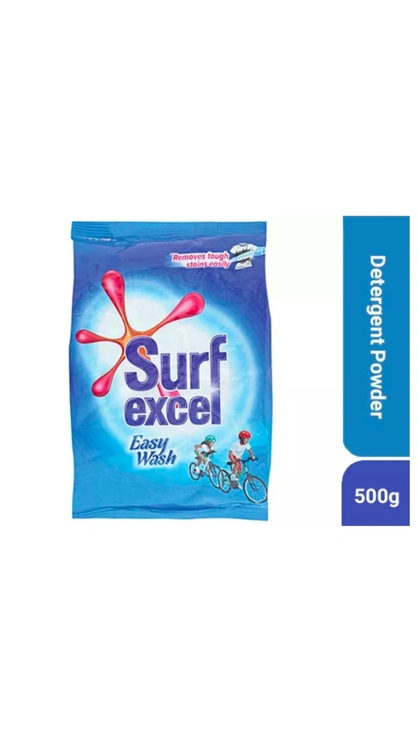 Surf Excel Easy Wash Detergent Powder, 500g Standup Pouch