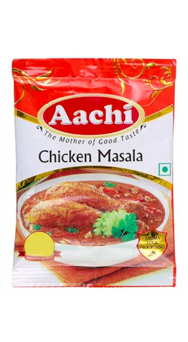 Aachi Chicken Masala, 18g Pack - SHEET (Set of 10)