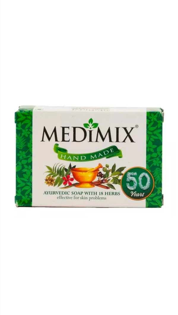 Medimix Classic Ayurvedic Soap with 18 Herbs, 75g Box