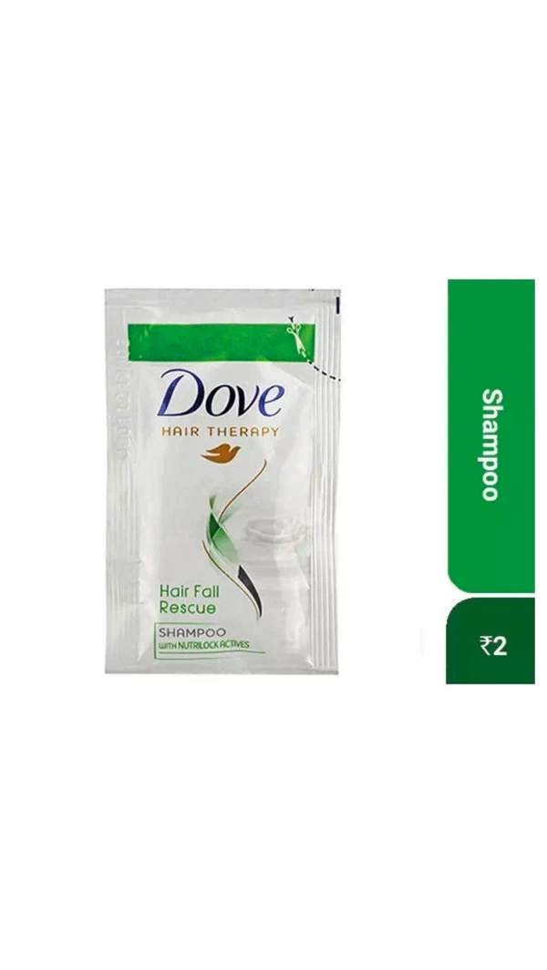 Dove Hair Fall Rescue Shampoo, 6ml Sachet - Shampoo, SHEET (Set of 16)